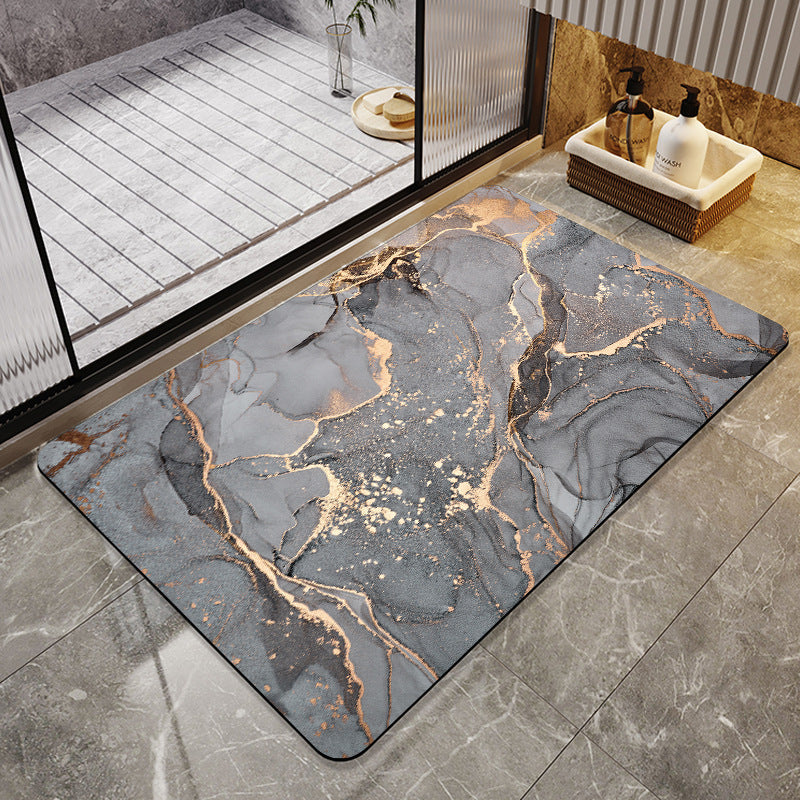 Floral Art Bathroom Mat Stornfield