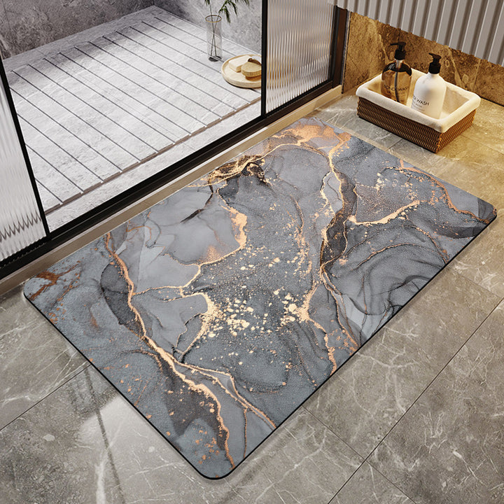 Floral Art Bathroom Mat Stornfield
