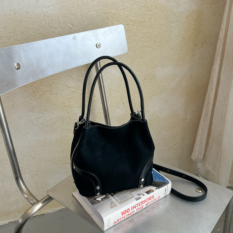 Suede Craft Handbag