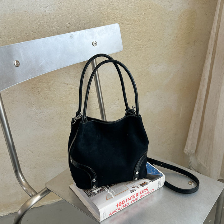 Suede Craft Handbag