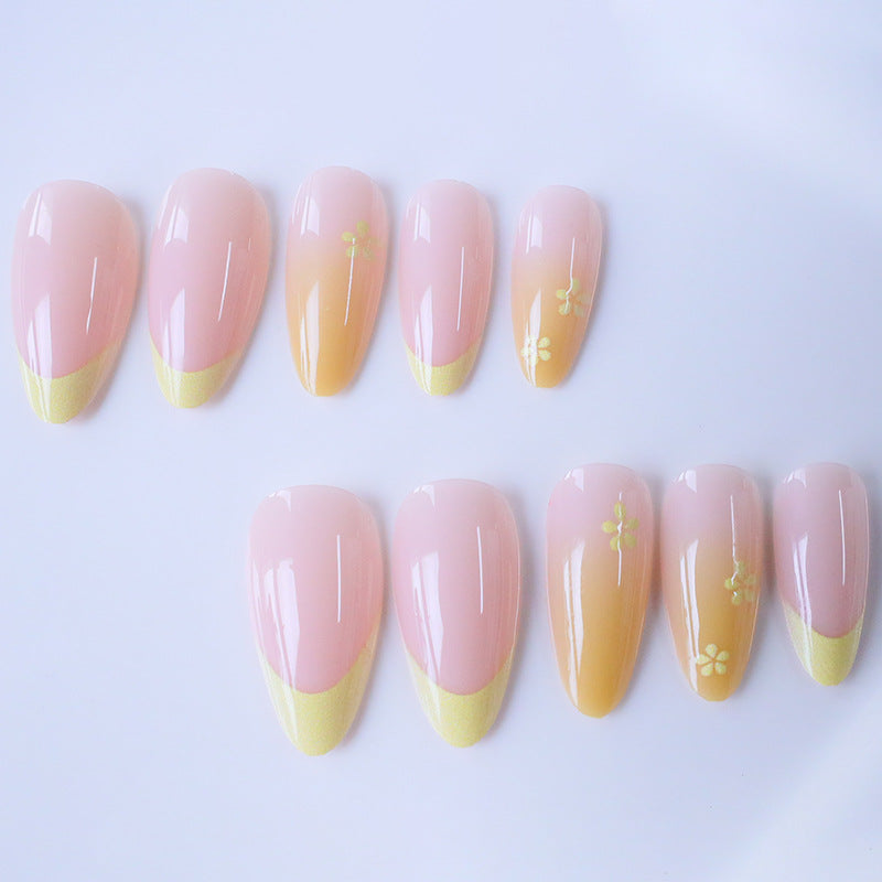 Floral Accent Gel Nail Art Stornfield