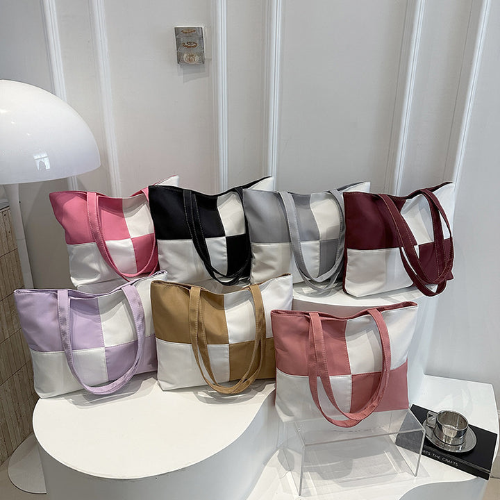 WoSpacious Geometric Design Tote Bag Stornfield