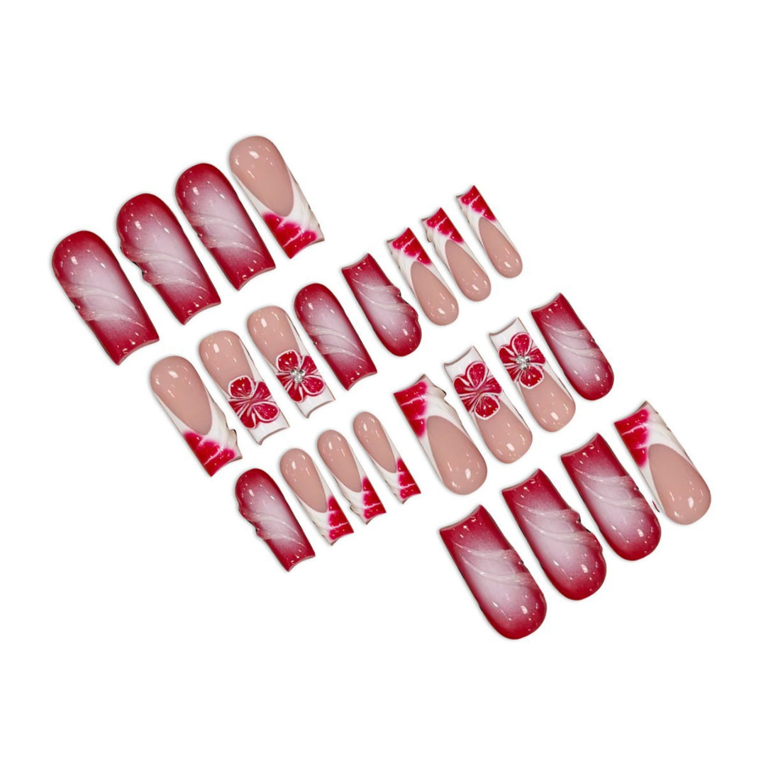 Floral Accent Nail Art Extensions Stornfield