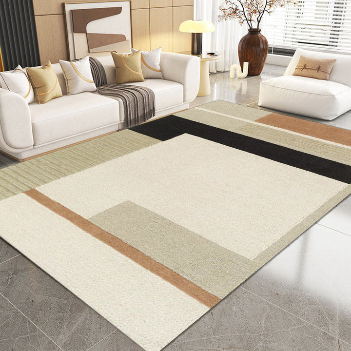 Geometric Weave Pattern Area Rug