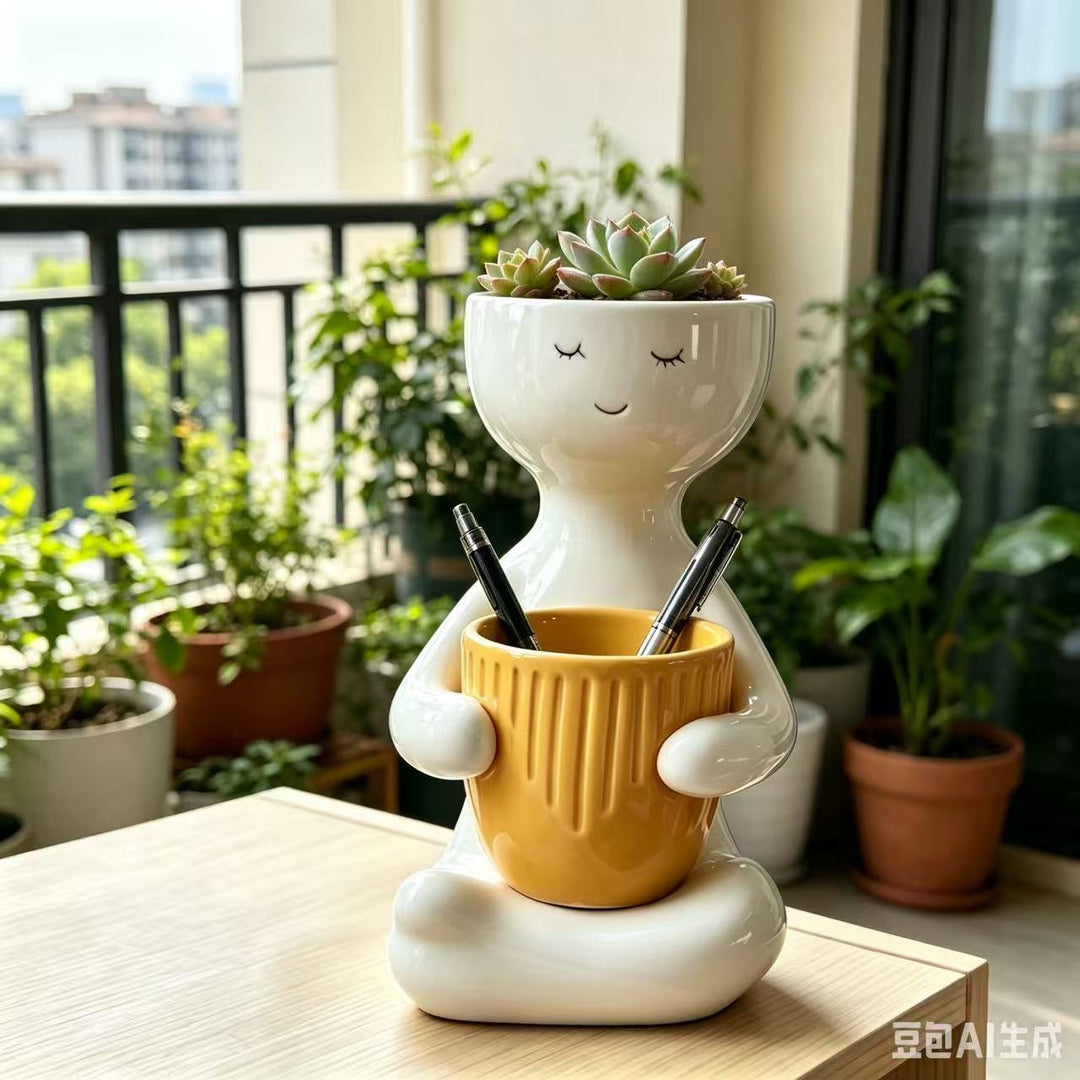 Decorative Ceramic Planter Stornfield