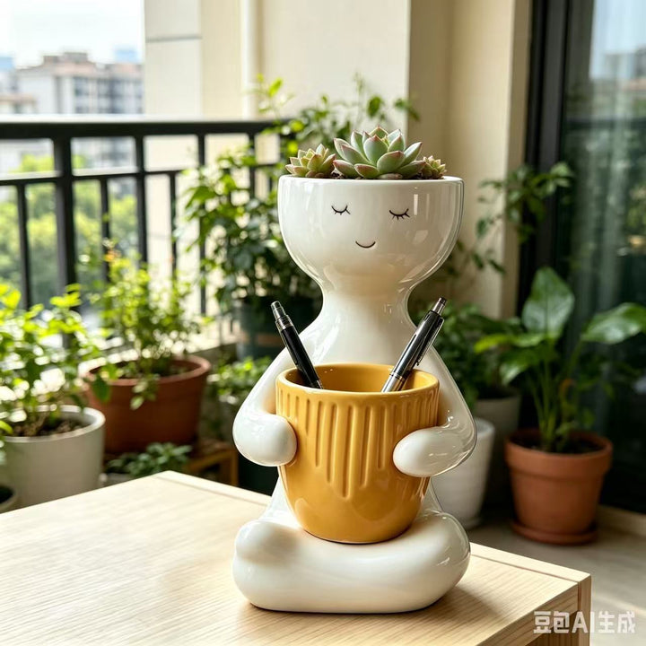 Decorative Ceramic Planter Stornfield