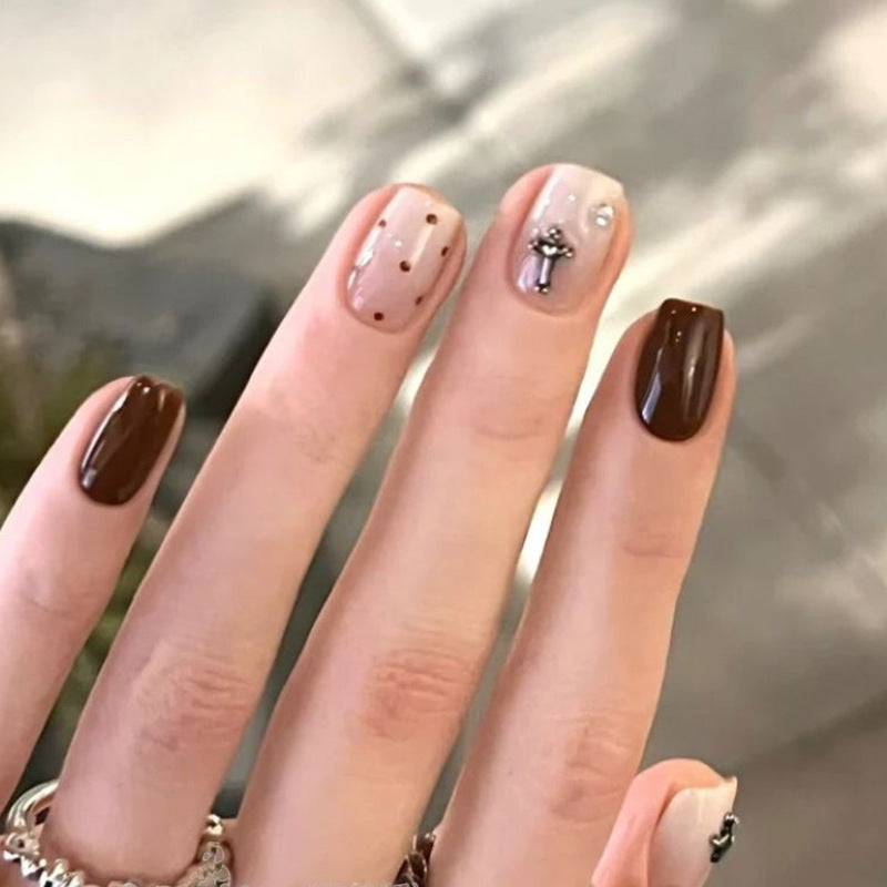 Artistic Heart Pattern Nail Art Extensions Stornfield