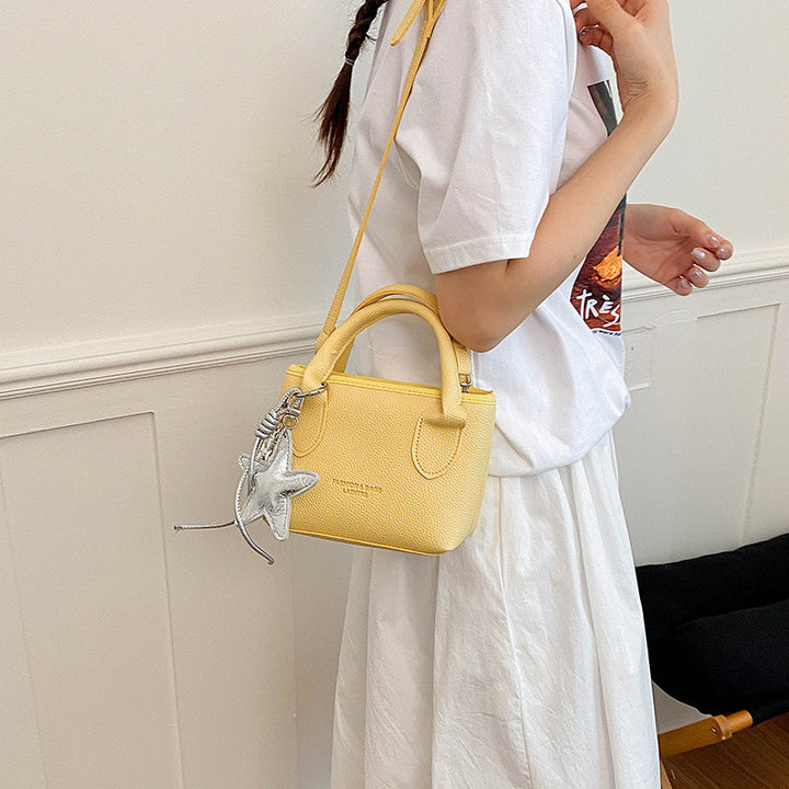 Elegant Textured Leather Handbag