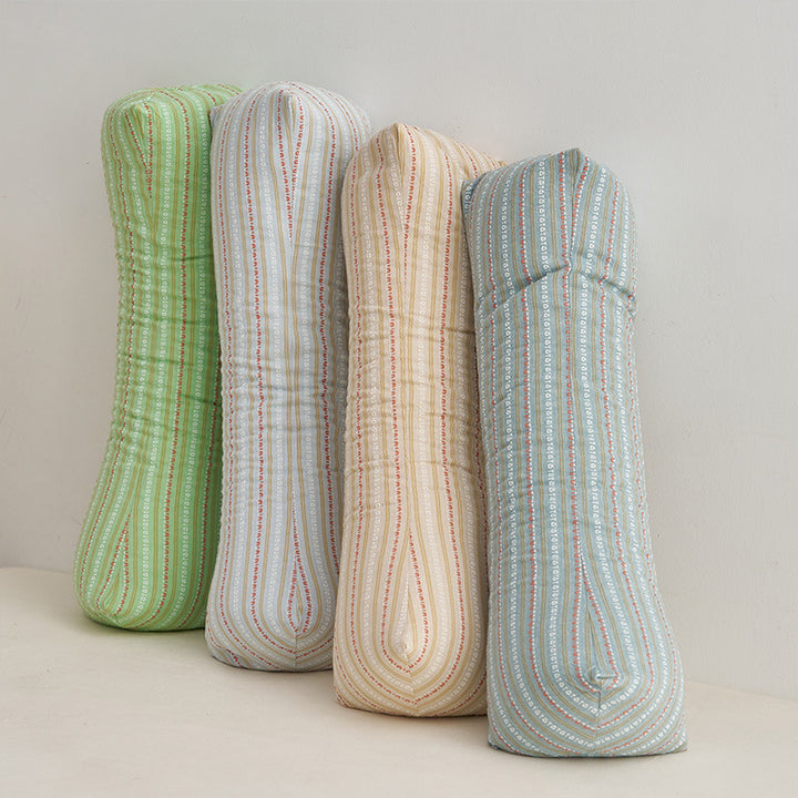 Ergonomic neck roll with stylish striped pattern Stornfield