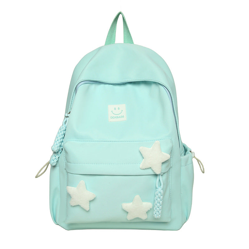 Adorable Star-Accent School Backpack Stornfield