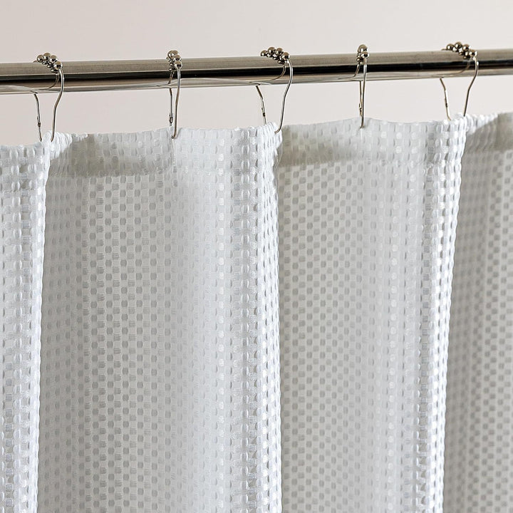 Textured Waffle Shower Curtain Stornfield