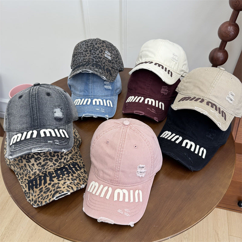 Women's Distressed Graphic Baseball Cap Stornfield
