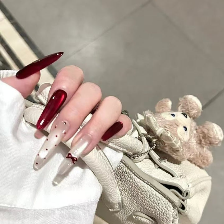 Glamorous Stiletto Press-On Nail Art
