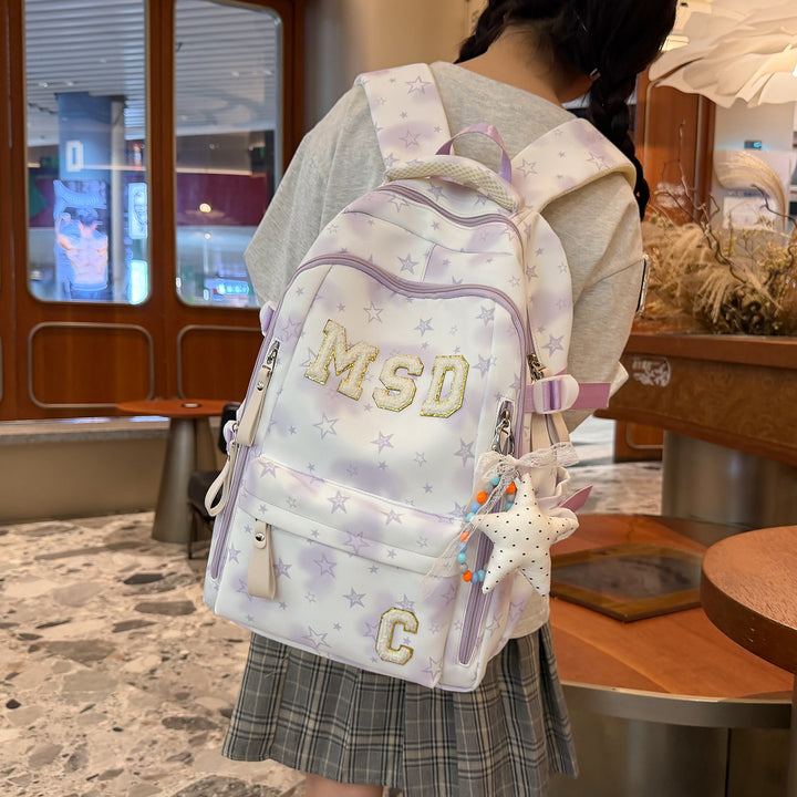 Stylish Graphic Print School Backpack Stornfield