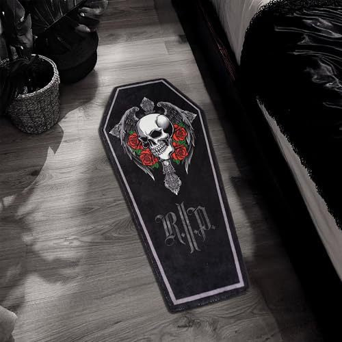 Skeleton-Themed Area Rug
