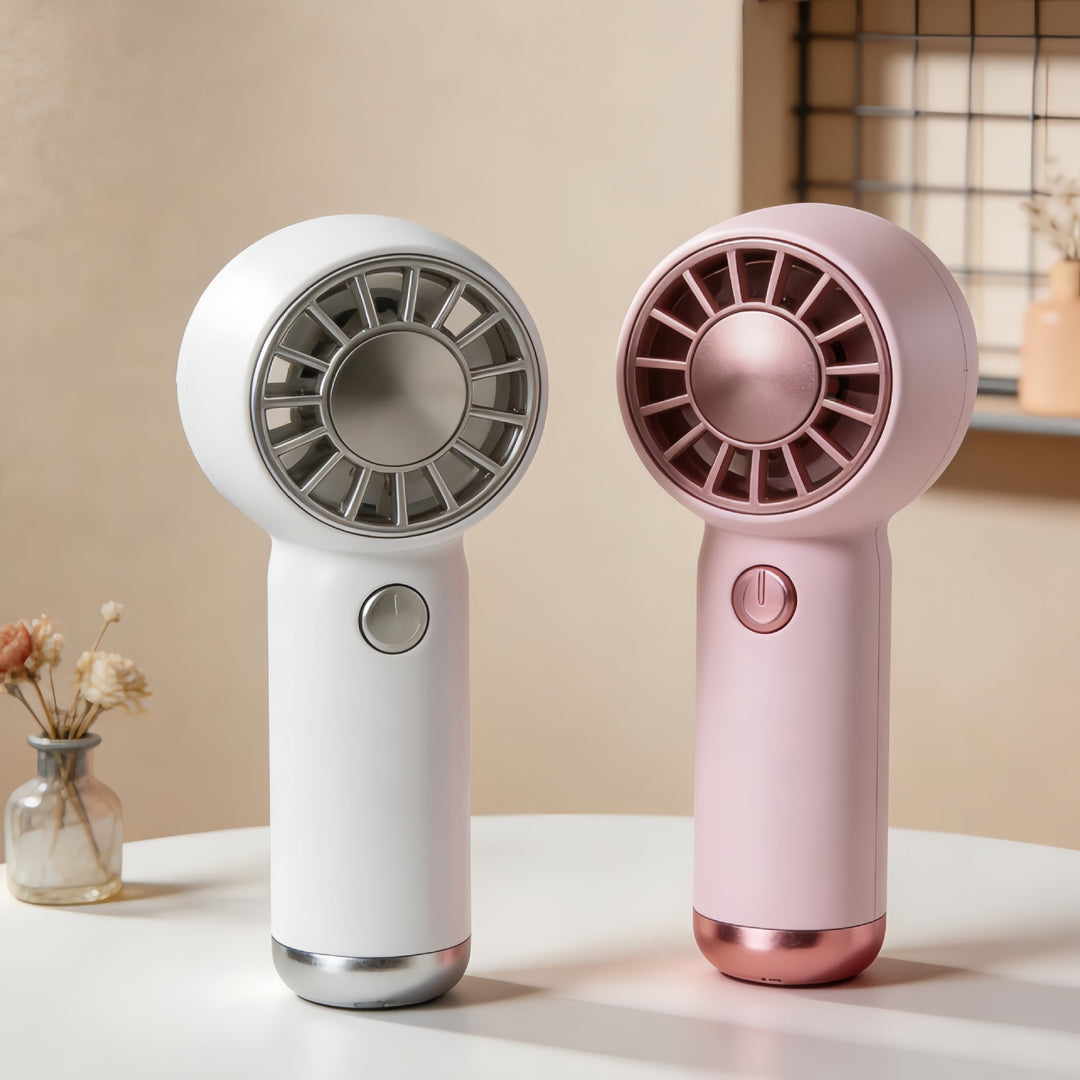 Women's Portable Hand Fan with USB Charging Function Stornfield