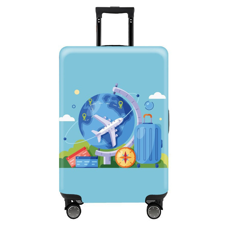 Women's Hard Shell Travel Suitcase with Eye-Catching Phrase Design Stornfield