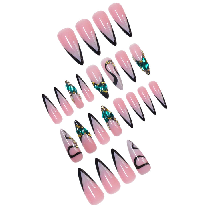Artistic Sculpted Press-On Nail Extensions Stornfield