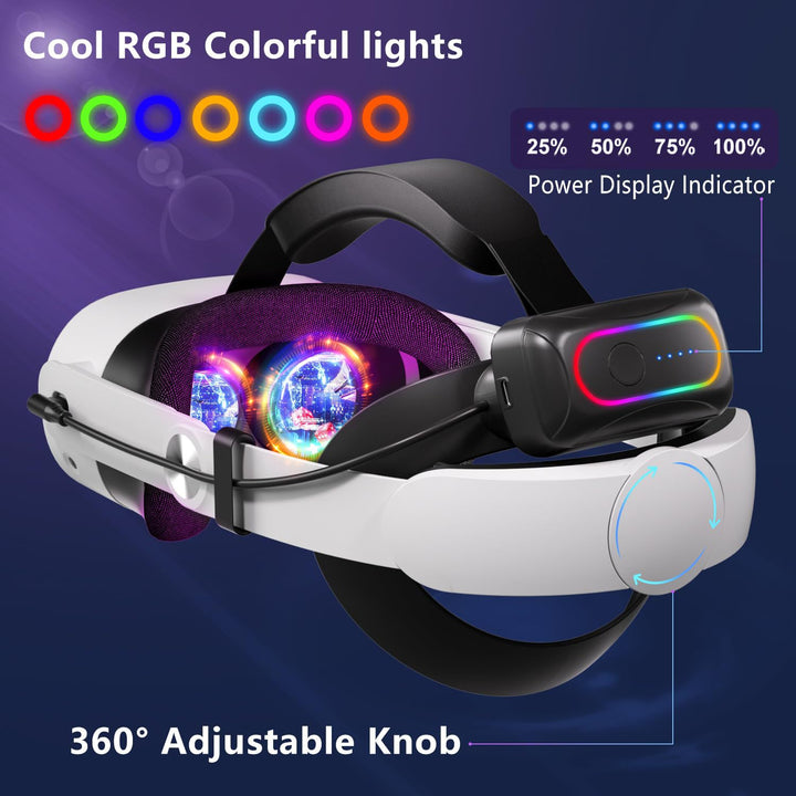 VR-Headset with high-performance battery Stornfield