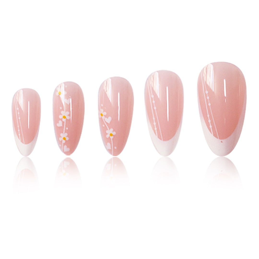 Artistic Floral Gradient Press-On Nail Set Stornfield