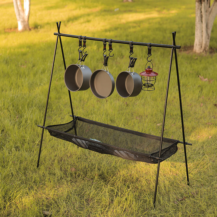 Portable camping hanging shelf Stornfield
