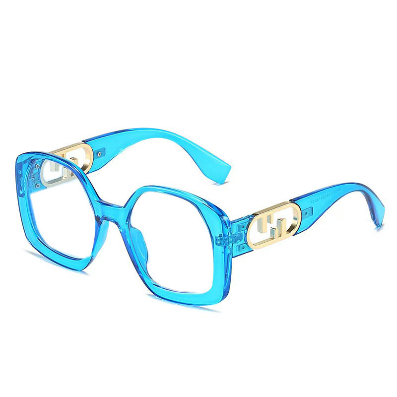 Women oversized sunglasses with extravagant geometric frame and elegant accents Stornfield