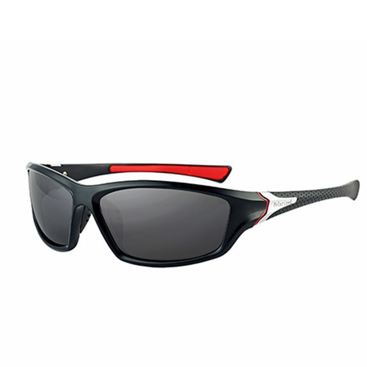 Unisex nan sporty wraparound sunglasses with polarized, shatterproof polycarbonate lenses and non-slip nose pads Stornfield