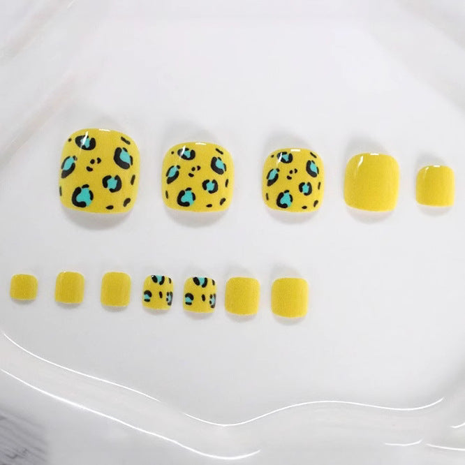 Stylish Animal Print Pedicure Nail Art Stornfield