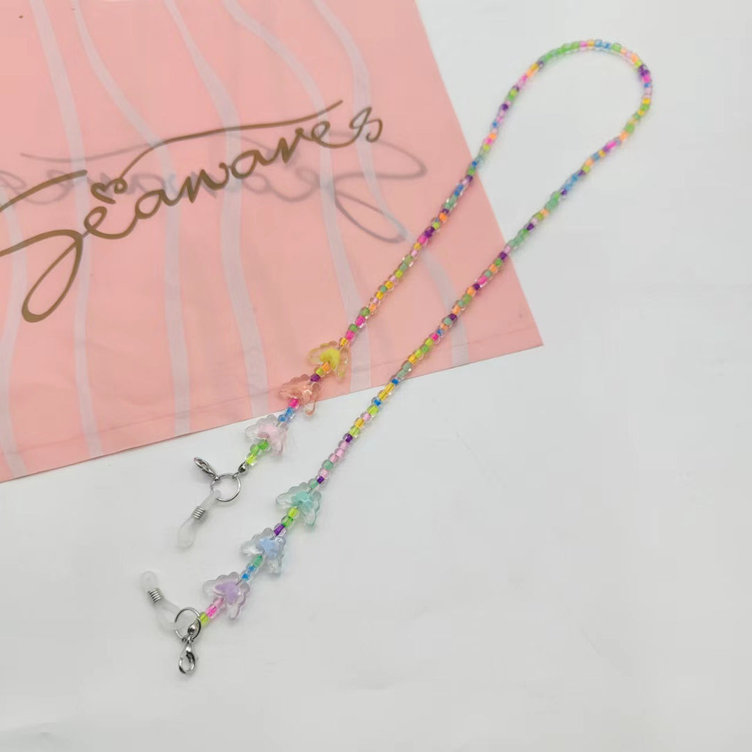 Colorful glasses holder chain with cute animal motifs Stornfield