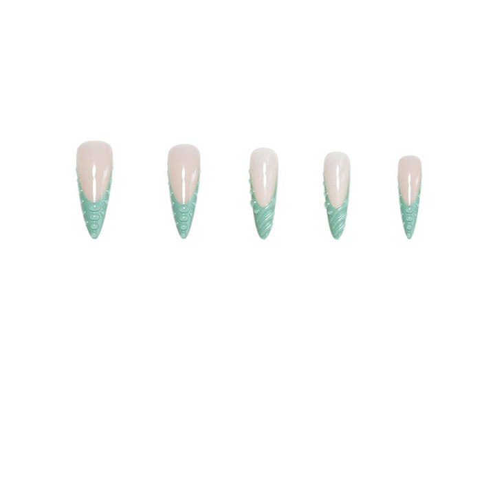 Intricate 3D Sculpted Nail Enhancements Stornfield