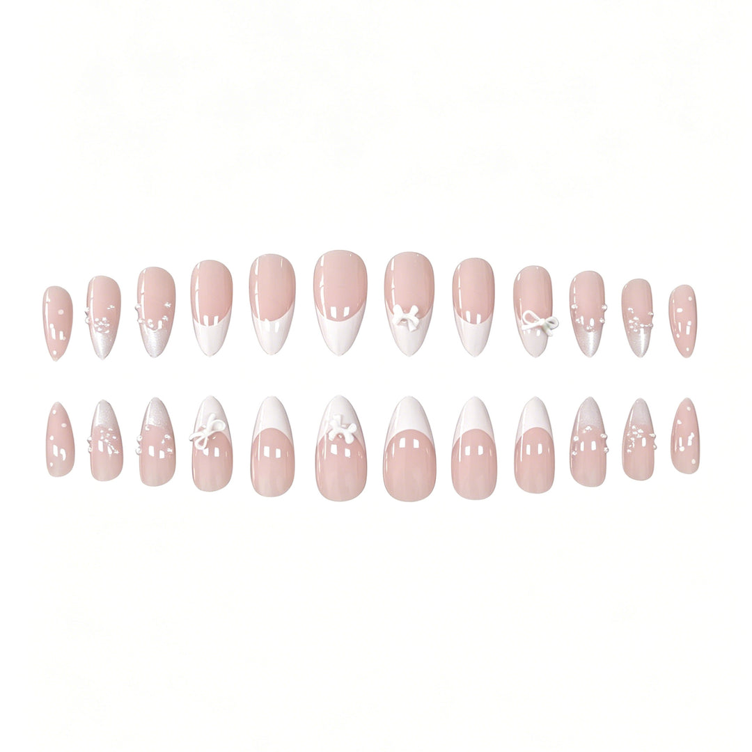 Elegant French Tip Nail Art Set Stornfield 1789915802