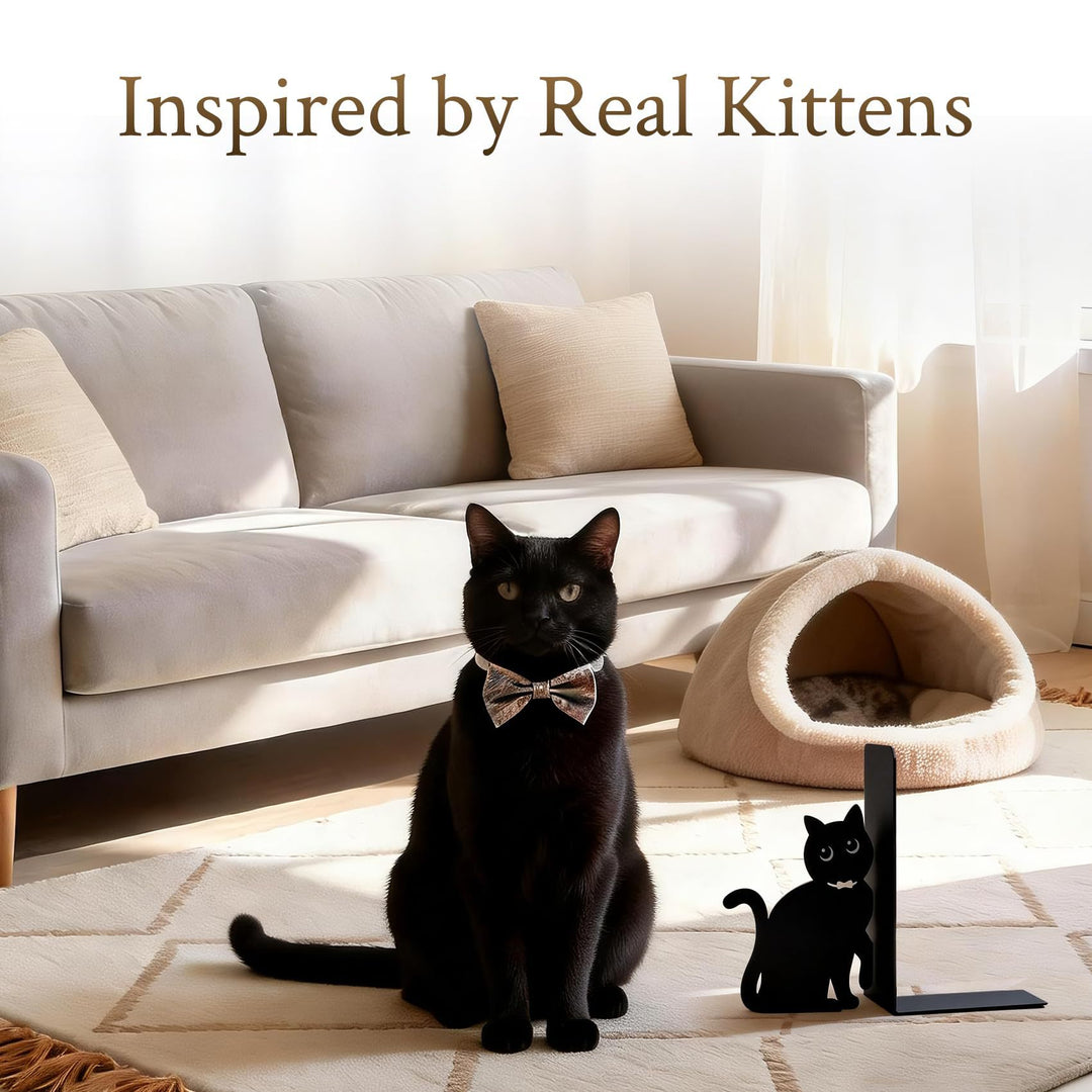 Cat-Shaped Bookends