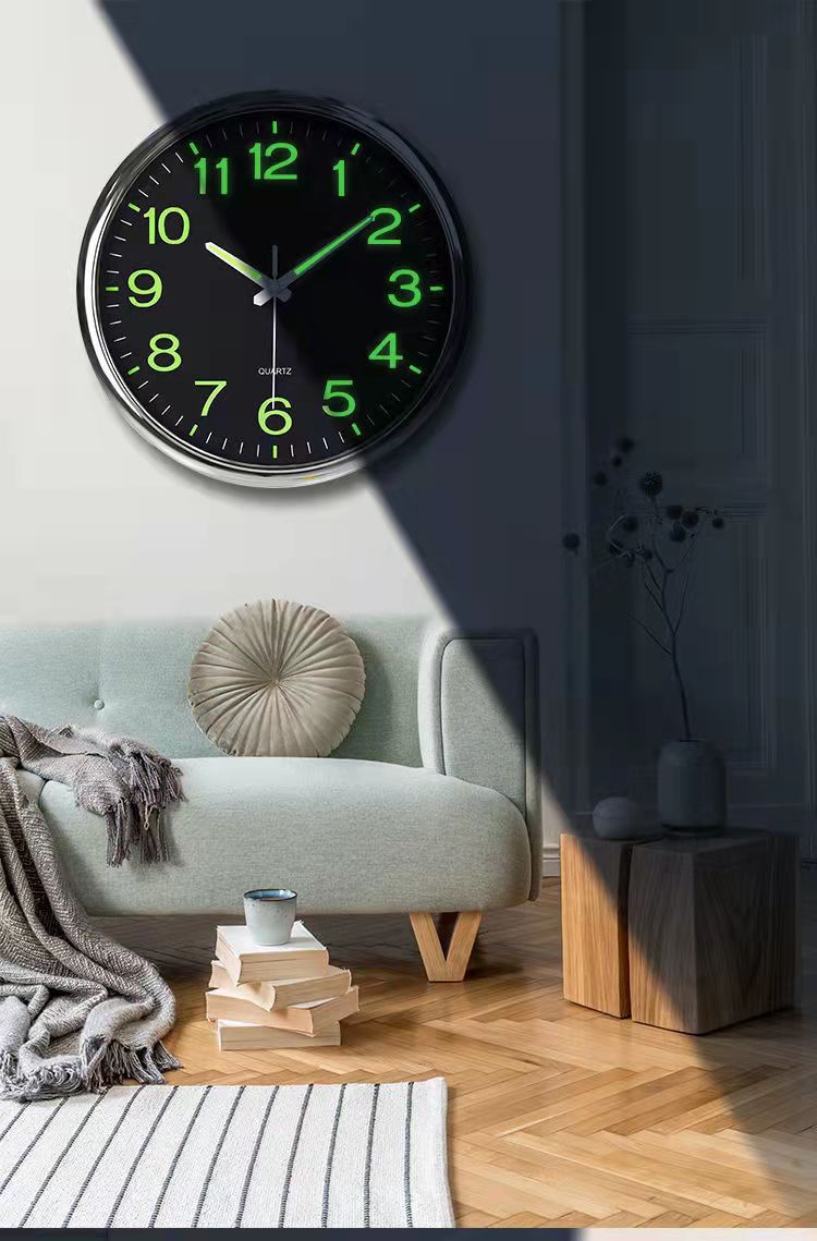 Stornfield | Silent Luminous Wall Clock for Classroom 30cm