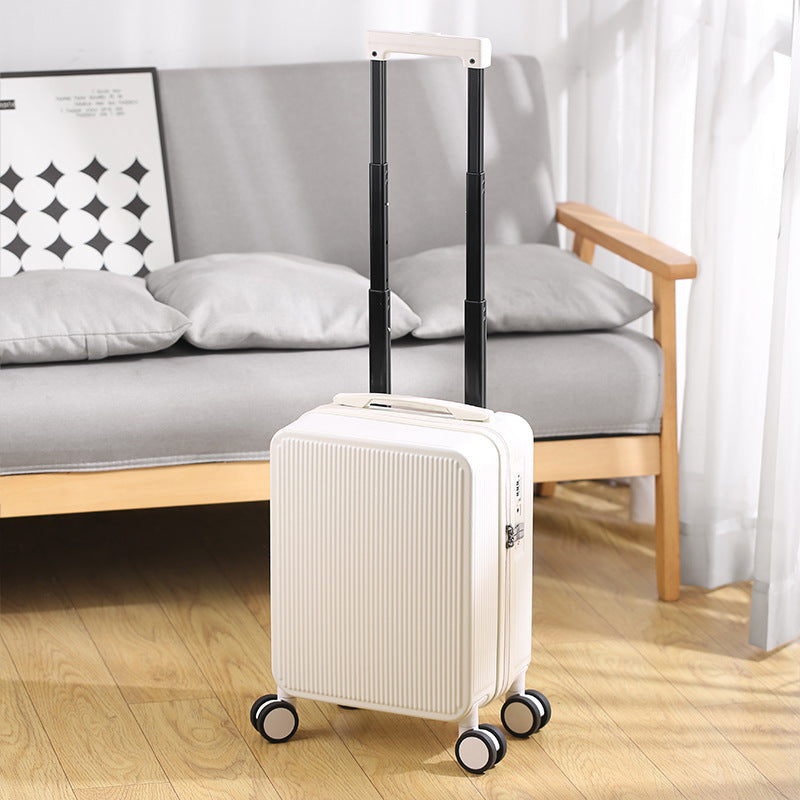 Unisex Compact Ribbed Hard Shell Carry-On Luggage Stornfield