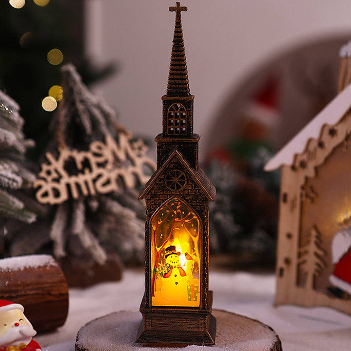 Illuminated Christmas Church Decoration Stornfield