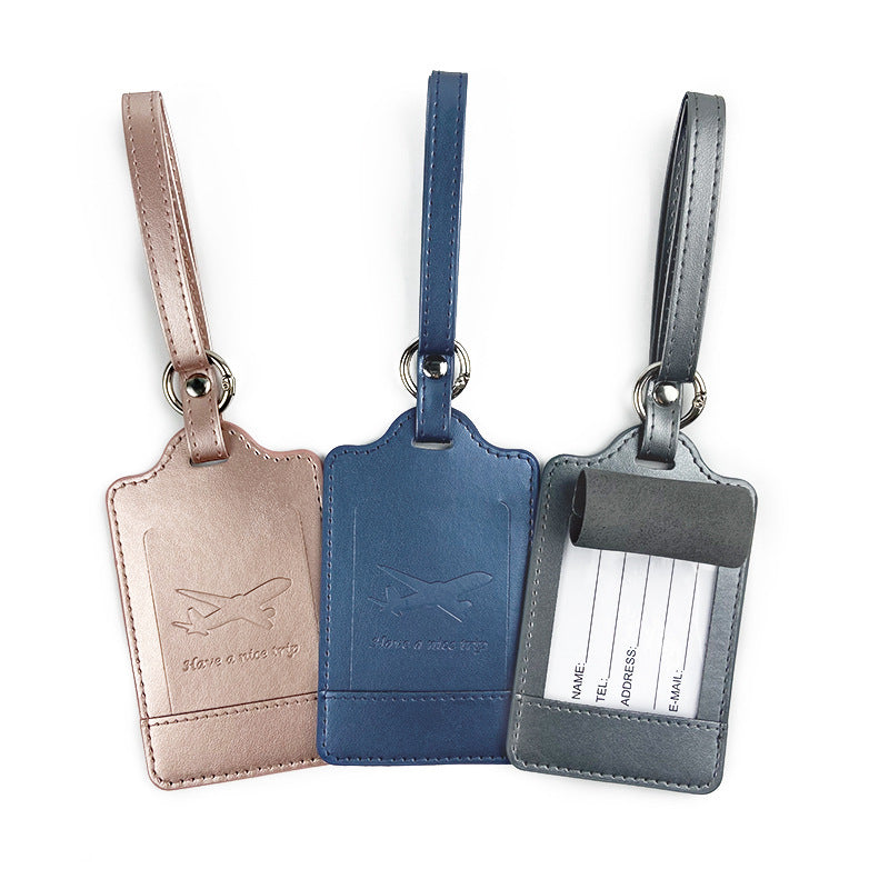 Premium PU Leather Travel Luggage Tag Stornfield