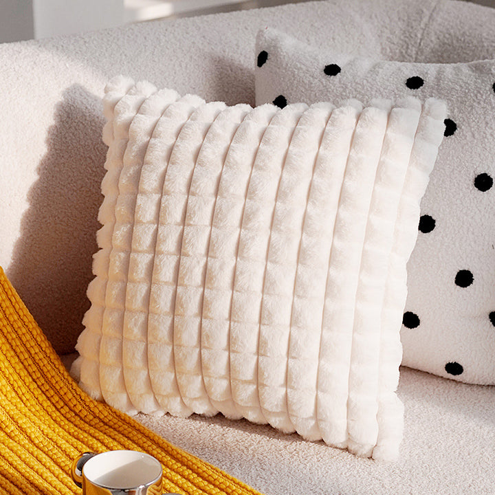 Cozy textured pillow