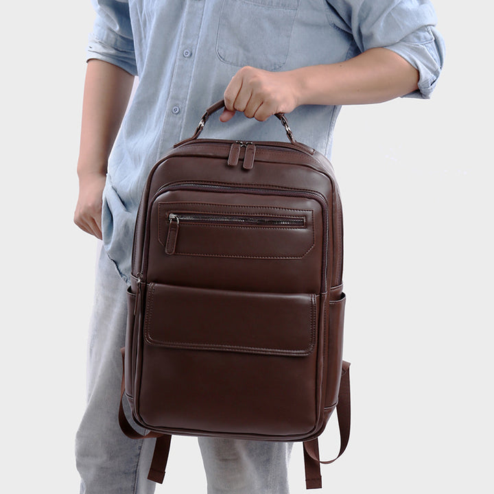 Executive Leather Backpack Stornfield