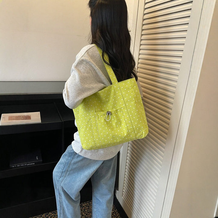 Versatile Polka Dot Tote Bag