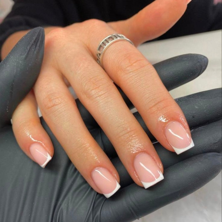 Elegant French Tip Nail Enhancements