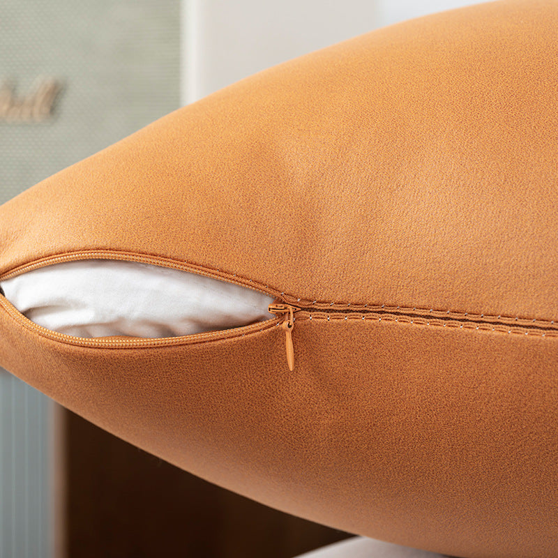 Plush Velvet Lumbar Cushion