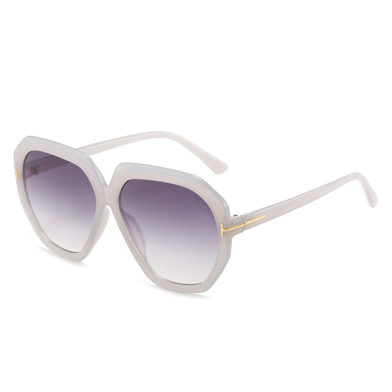 Fashion-Forward Oversized Hexagonal Sunglasses Stornfield