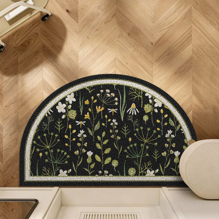 Floral Pattern Area Mat