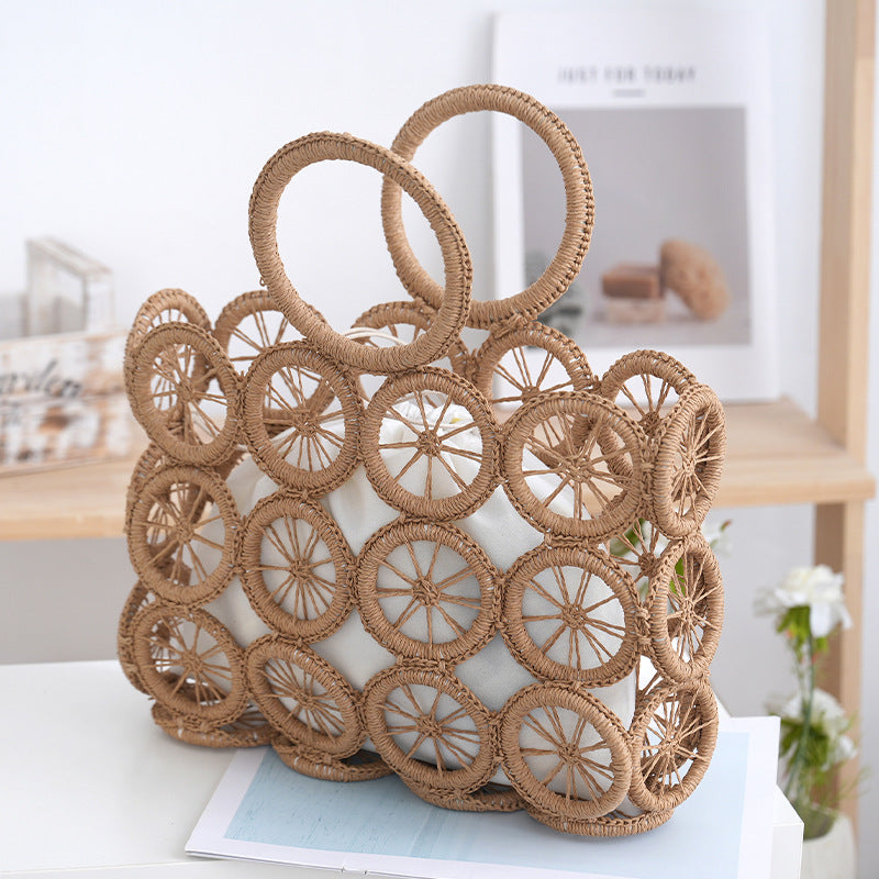 Handbag with elaborate circular details Stornfield