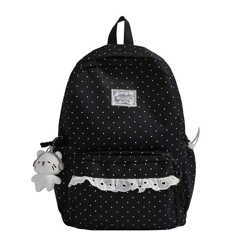 Polka Dot Ruffled Backpack Stornfield