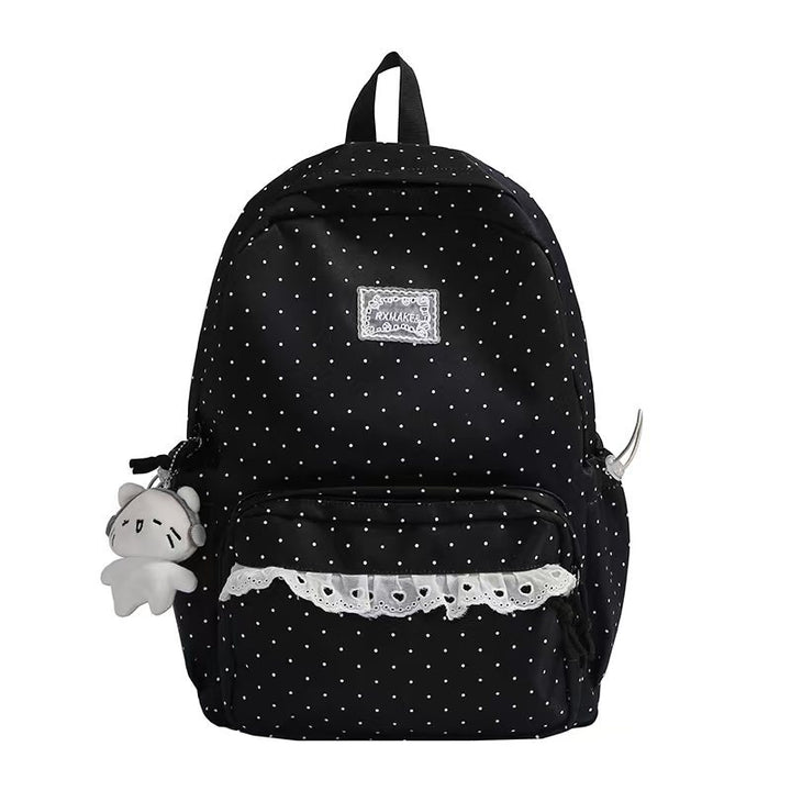 Polka Dot Ruffled Backpack Stornfield