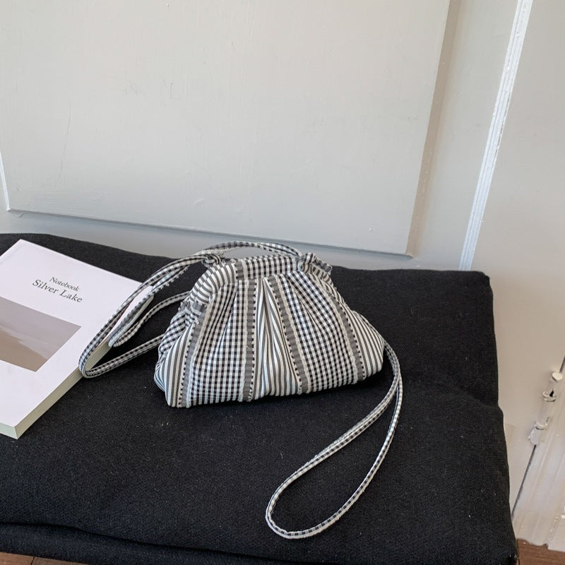 Gingham Print Mini Crossbody Bag