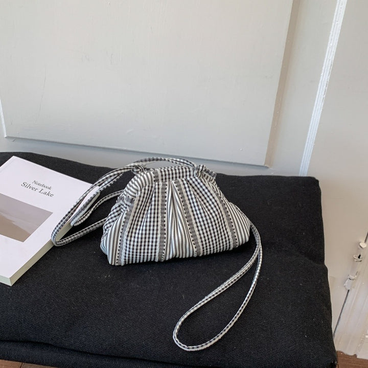 Gingham Print Mini Crossbody Bag