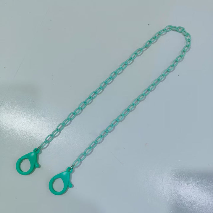 Fashionable Glasses Holder Chain Made of Transparent Material Stornfield