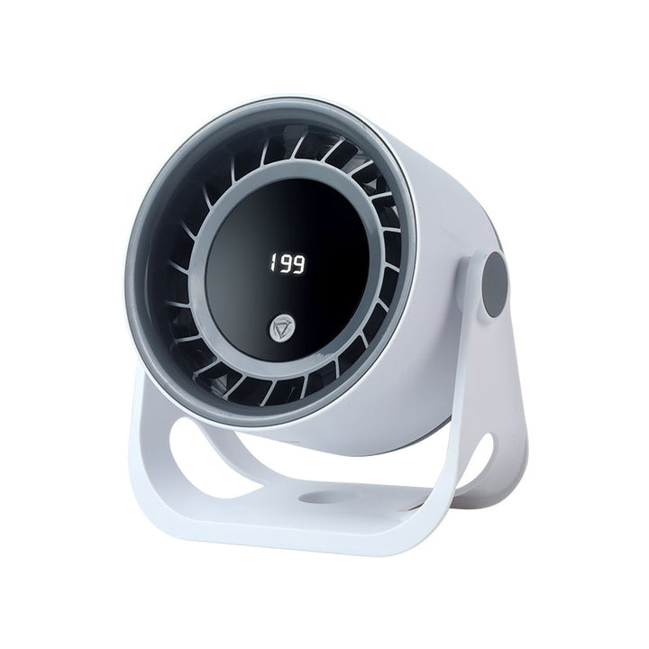 Women's compact table fan with digital display Stornfield